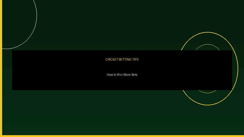 Cricket Betting Tips India